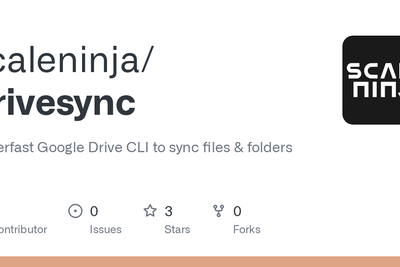 Show HN: DriveSync – fast Git-styled Google Drive sync CLI