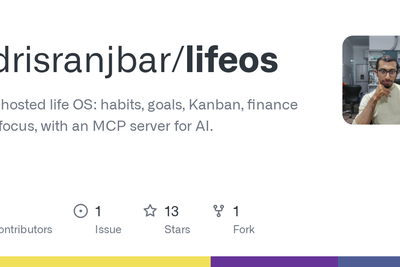 Show HN: Edi Life OS – self-hosted life dashboard with an MCP server for AI