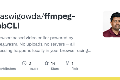 Show HN: FFmpeg WebCLI – Full FFmpeg in Browser, Offline PWA, No Uploads(WASM)