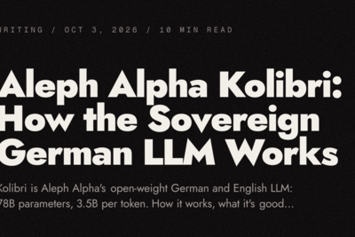 Show HN: Germany's new sovereign AI model Kolibri