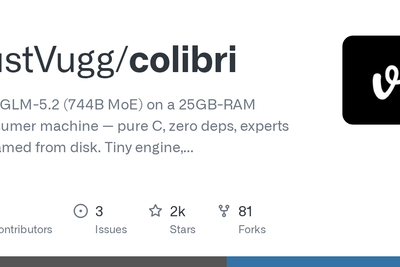 Show HN: Getting GLM 5.2 running on my slow computer