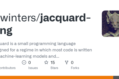 Show HN: Jacquard, a programming language for AI-written, human-reviewed code