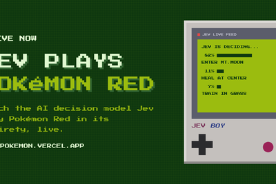 Show HN: Jev Plays Pokémon Red