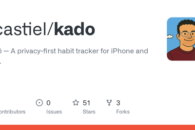 Show HN: Kadō – open-source habit tracker, with non-binary habit score, for iOS