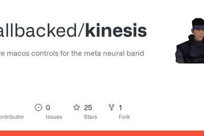 Show HN: Kinesis – Control your Mac with the Meta Neural Band
