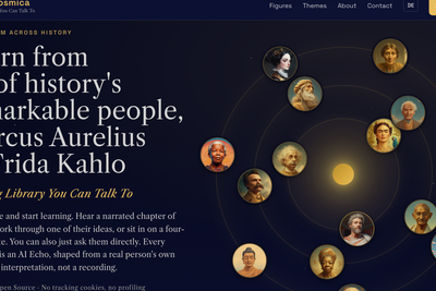 Show HN: Learn from 30 historical figures, open source, nonprofit, self-hosted