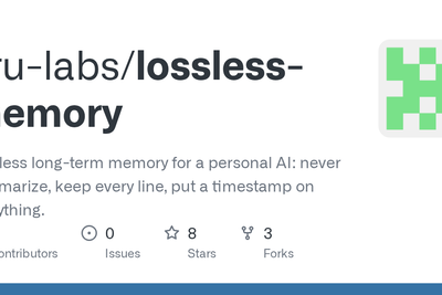 Show HN: Lossless-memory – a personal AI memory that never summarizes
