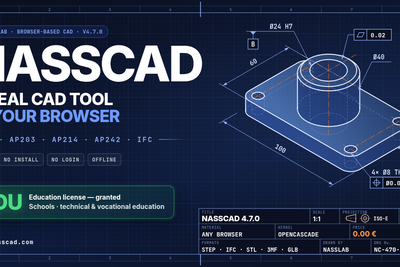Show HN: Nasscad – local-first 3D CAD for browser and Windows