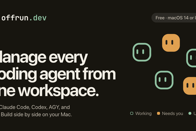 Show HN: Offrun – manage every coding agent from one workspace