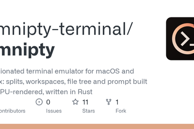 Show HN: OmniPTY – Opinionated terminal emulator for macOS and Linux