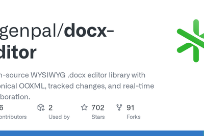 Show HN: Open-source .docx editor library for building document apps