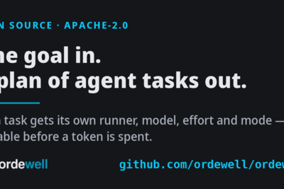 Show HN: Ordewell – turn one goal into an ordered plan of coding-agent tasks
