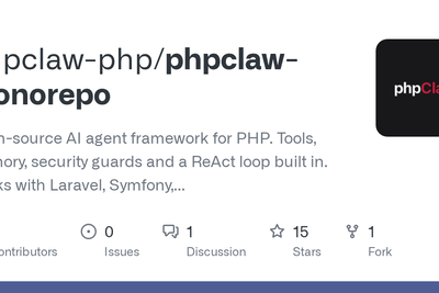 Show HN: phpClaw – AI agent runtime for PHP with tools, memory and guards