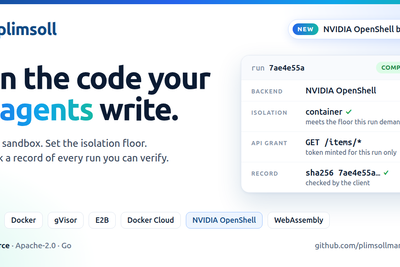 Show HN: Plimsoll, a self-hosted sandbox for code your AI agent writes
