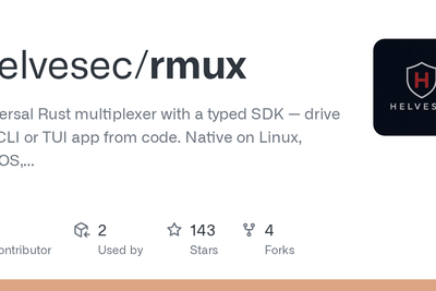 Show HN: Rmux – A programmable terminal multiplexer with a Playwright-style SDK
