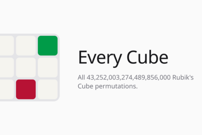 Show HN: Scroll through all 43252003274489856000 Rubik's Cube states