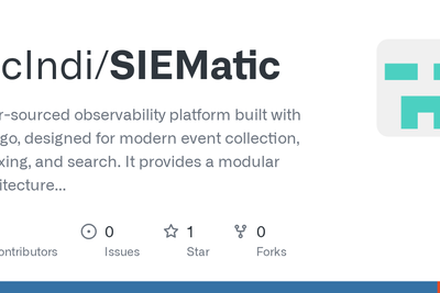 Show HN: SIEMatic, a fair-sourced observability and security platform