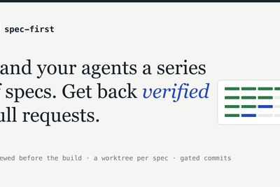 Show HN: Specification First Agentic Development Plugin and Prove
