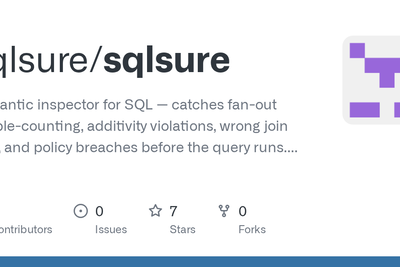 Show HN: Sqlsure – deterministic semantic checks for AI-generated SQL