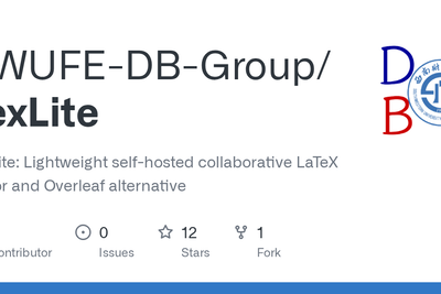 Show HN: TexLite – A lightweight self-hosted LaTeX workspace