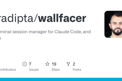 Show HN: Wallfacer – A terminal session manager for Claude Code, and more