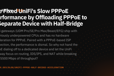 Show HN: We Fixed UniFi's Slow PPPoE Performance with PPPoE Half-Bridge