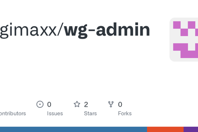 Show HN: Wg-admin – web UI for an existing WireGuard host