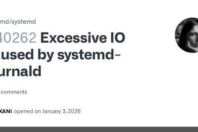 Single log line is 49KB+ (ext4) / 110KB+ (btrfs) of systemd-journald disk writes