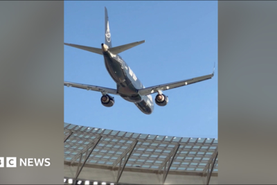 South African airline defends low-altitude aerial stunt over packed stadium