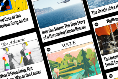 Spotify now lets you stream narrated magazine articles, too