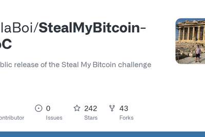 Steal My Bitcoin CTF PoC