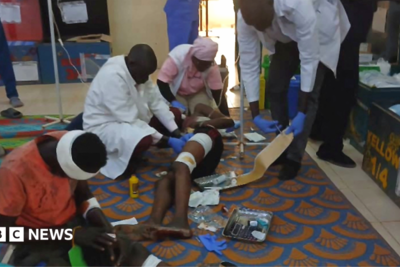 Sudan army drones hit mourners and fuel market killing more than 200 people, sources say