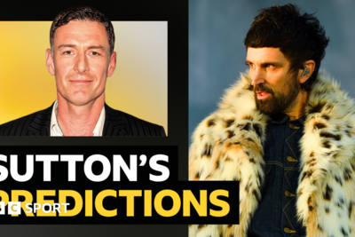 Sutton's predictions v Kasabian frontman Serge Pizzorno