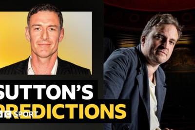 Sutton's predictions v Starsailor frontman James Walsh