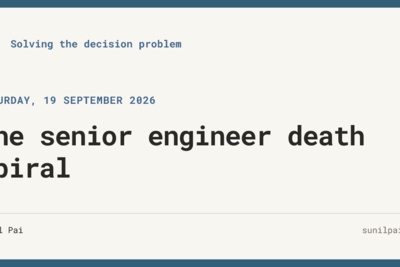 The senior engineer death spiral