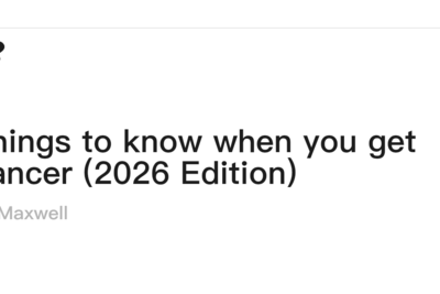 Things to know if you get cancer in 2026