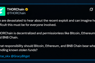 Thorchain Faces Heat as Bitget Hack Revives Bybit Controversy