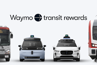 Transit rewards (Waymo pays you to take the train)