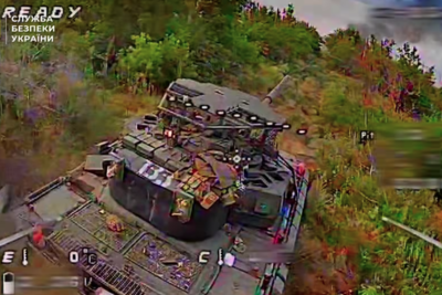 Ukrainian drones overwhelm Russian tanks’ new active protection system—for now