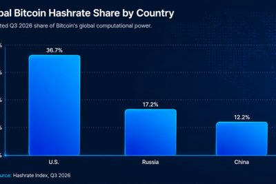 US Bitcoin Mining Grip Slips From Q1 to Q3 as Rival Nations Gain