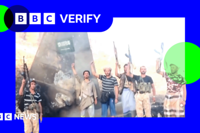 Verified video shows wreckage of Saudi fighter jet shot down over Yemen