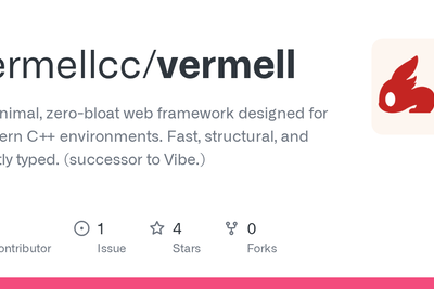 Vermell – Minimal, dependency-free C++ web framework using epoll