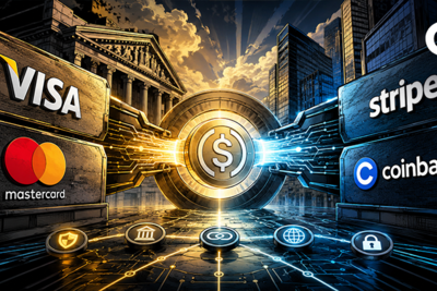 Visa, Mastercard Eye Stablecoin Push With Stripe, Coinbase