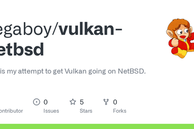 Vulkan is now available on NetBSD