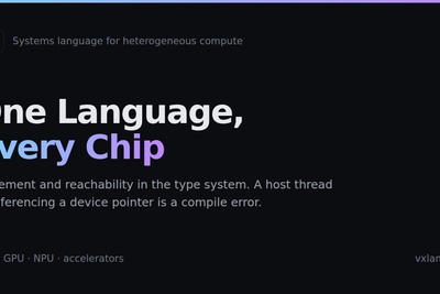 Vx – One Language, Every Chip