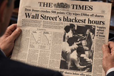 Wall Street Braces for Black Monday’s Return 39 Years Later