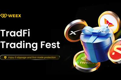 WEEX TradFi Trading Fest is Live: Trade Gold, Oil & Stocks With 0 Slippage and Win Free USDT