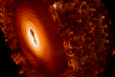 What happens when neutrinos swap identities inside a supernova?