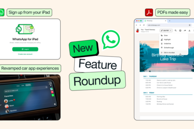 WhatsApp adds Apple CarPlay and Android Auto upgrades, iPad sign-ups, and more