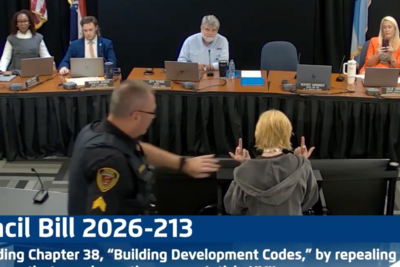 Woman Arrested, Dragged Away After Speaking About Flock at City Council Meeting